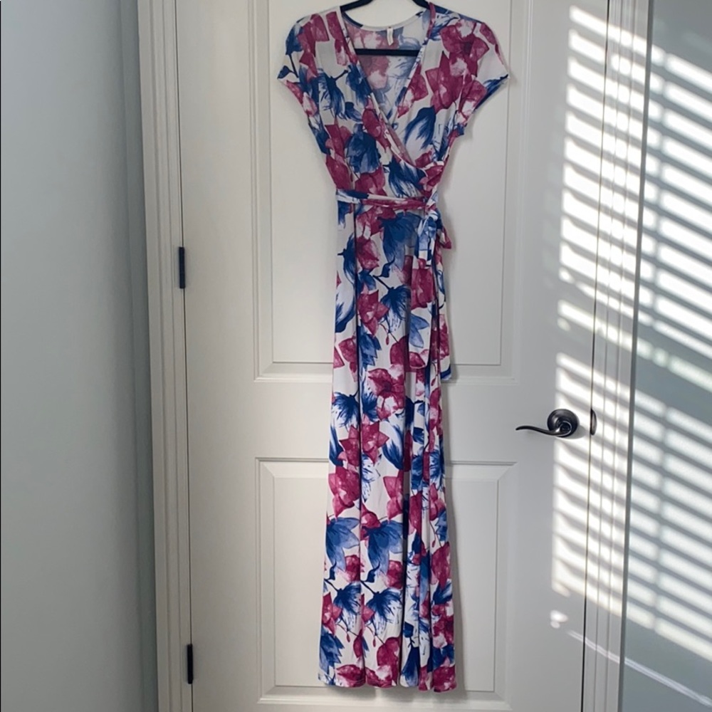 Pink Blush Maternity Dress Gender Reveal